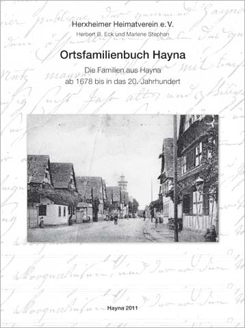 Buchdeckel Hayna